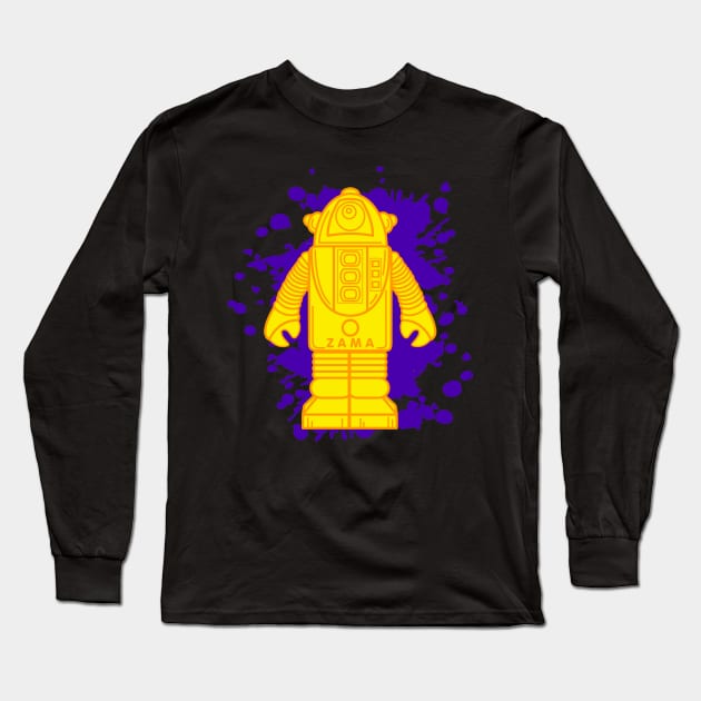 ZAMA Robot Long Sleeve T-Shirt by OrneryDevilDesign